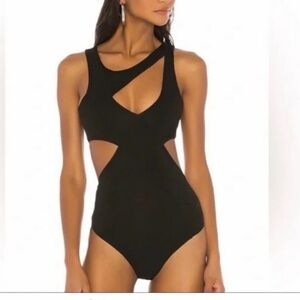 Superdown Dawn Black Bodysuit